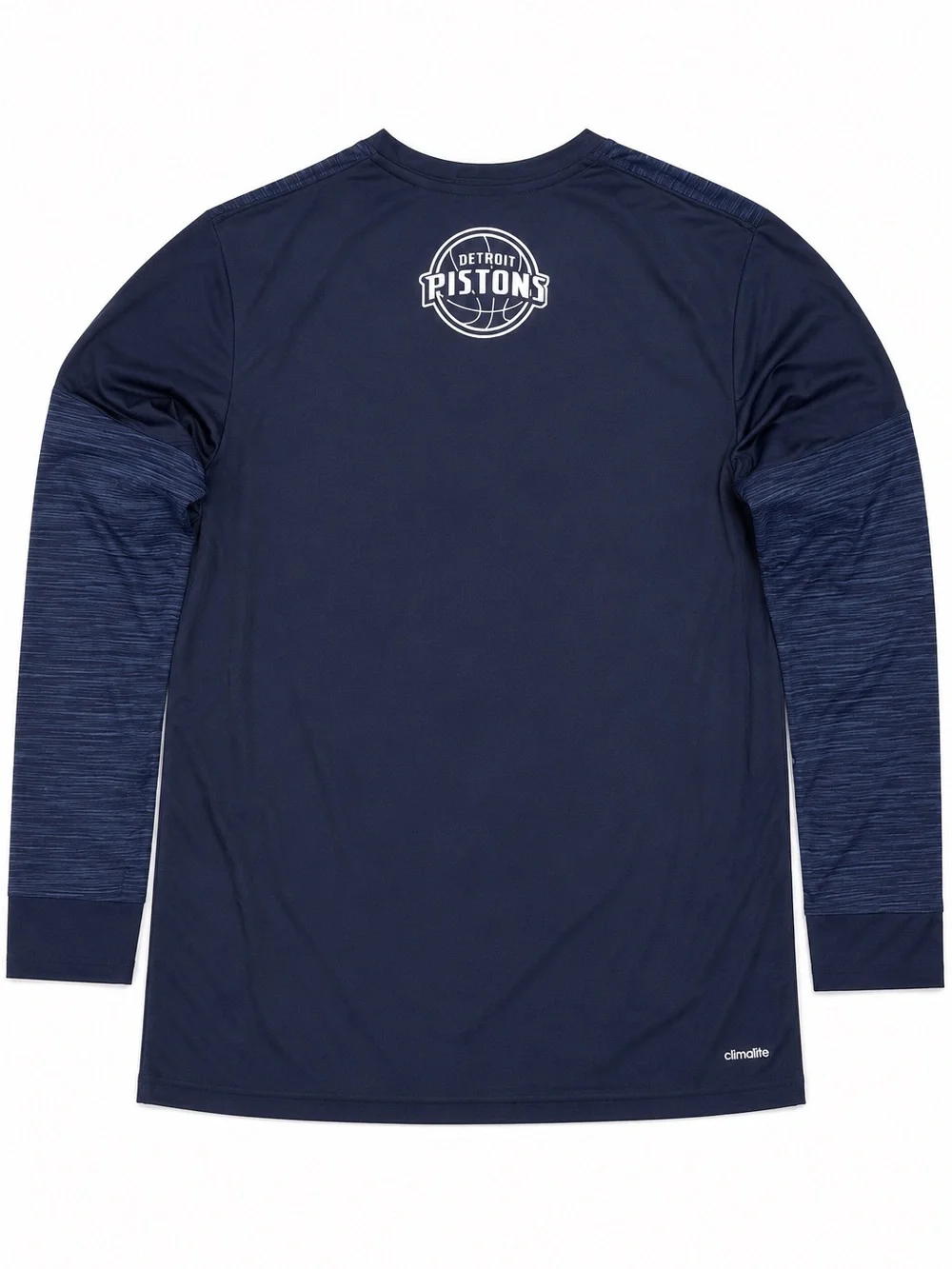 Adidas Detroit Pistons Motor City Climalite Long Sleeve Shooting Shirt Men’s 2XL